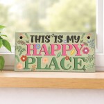 Garden Sign Plaques for Outside Yard Sign This Is My Happy Place