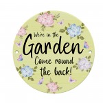 We Are In The Garden Sign Acrylic Garden Sign Outdoor We Are In The Garden Sign Acrylic Garden Sign Outdoor