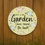 We Are In The Garden Sign Acrylic Garden Sign Outdoor We Are In The Garden Sign Acrylic Garden Sign Outdoor