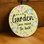 We Are In The Garden Sign Acrylic Garden Sign Outdoor We Are In The Garden Sign Acrylic Garden Sign Outdoor