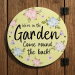 We Are In The Garden Sign Acrylic Garden Sign Outdoor We Are In The Garden Sign Acrylic Garden Sign Outdoor