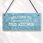 Personalised Welcome To The Mud Kitchen Sign Messy Play Area Personalised Welcome To The Mud Kitchen Sign Messy Play Area