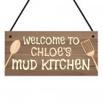 Personalised Mud Kitchen Welcome Sign Outdoor Messy Play Area Personalised Mud Kitchen Welcome Sign Outdoor Messy Play Area