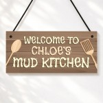Personalised Mud Kitchen Welcome Sign Outdoor Messy Play Area Personalised Mud Kitchen Welcome Sign Outdoor Messy Play Area
