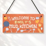 Personalised Mud Kitchen Sign Kids Outdoor Play Kitchen Decor Personalised Mud Kitchen Sign Kids Outdoor Play Kitchen Decor
