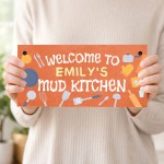 Personalised Mud Kitchen Sign Kids Outdoor Play Kitchen Decor Personalised Mud Kitchen Sign Kids Outdoor Play Kitchen Decor