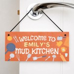 Personalised Mud Kitchen Sign Kids Outdoor Play Kitchen Decor Personalised Mud Kitchen Sign Kids Outdoor Play Kitchen Decor