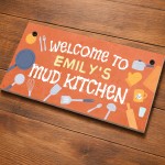 Personalised Mud Kitchen Sign Kids Outdoor Play Kitchen Decor Personalised Mud Kitchen Sign Kids Outdoor Play Kitchen Decor