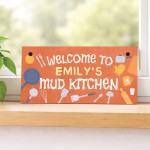 Personalised Mud Kitchen Sign Kids Outdoor Play Kitchen Decor Personalised Mud Kitchen Sign Kids Outdoor Play Kitchen Decor