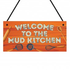 Mud Kitchen Sign Kids Outdoor Play Area Decor Garden Mud Kitchen