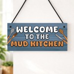 Mud Kitchen Welcome Play Area Garden Sign For Kids Children 