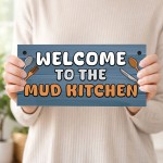 Mud Kitchen Welcome Play Area Garden Sign For Kids Children 