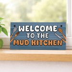 Mud Kitchen Welcome Play Area Garden Sign For Kids Children 