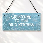 Mud Kitchen Outdoor Garden Sign For Children Welcome Sign
