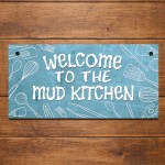Mud Kitchen Outdoor Garden Sign For Children Welcome Sign