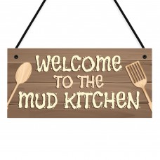 Mud Kitchen Welcome Sign For Kids Outdoor Garden Mud Kitchen