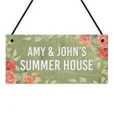 Garden Sign Personalised Summerhouse Plaque Garden Sign