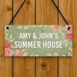 Garden Sign Personalised Summerhouse Plaque Garden Sign