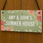 Garden Sign Personalised Summerhouse Plaque Garden Sign