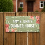 Garden Sign Personalised Summerhouse Plaque Garden Sign