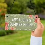 Garden Sign Personalised Summerhouse Plaque Garden Sign