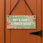 Garden Sign Personalised Summerhouse Plaque Garden Sign