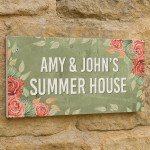 Garden Sign Personalised Summerhouse Plaque Garden Sign