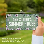 Summerhouse Sign Personalised Shed Plaque Welcome Garden Sign