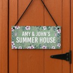 Summerhouse Sign Personalised Shed Plaque Welcome Garden Sign