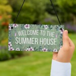 Summerhouse Sign Hanging Shed Plaque Welcome Garden Sign Summerhouse Sign Hanging Shed Plaque Welcome Garden Sign