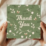 Floral Thank You Card with Envelope Appreciation Card Floral Thank You Card with Envelope Appreciation Card