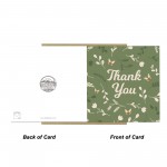 Floral Thank You Card with Envelope Appreciation Card Floral Thank You Card with Envelope Appreciation Card