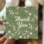 Floral Thank You Card with Envelope Appreciation Card Floral Thank You Card with Envelope Appreciation Card
