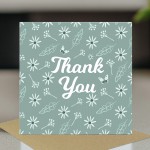 Floral Thank You Appreciation Card For Women Teachers Volunteers Floral Thank You Appreciation Card For Women Teachers Volunteers