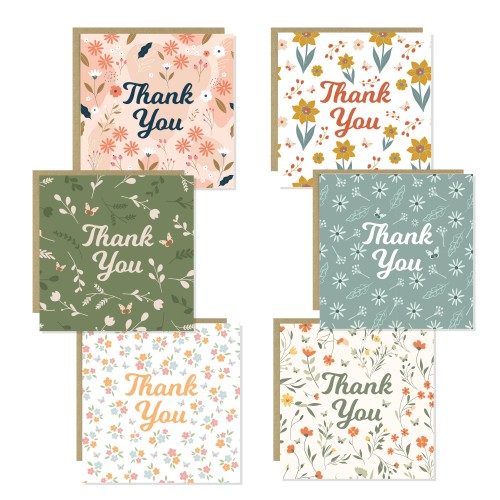 Thank You Cards Pack of 6 with Envelopes Appreciation Card Thank You Cards Pack of 6 with Envelopes Appreciation Card