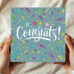 Congrats Card Congrautlations Proud of You Greetings Card Congrats Card Congrautlations Proud of You Greetings Card