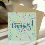 Congrats Card For Friends Family Colleagues Well Done Congrats Card For Friends Family Colleagues Well Done