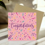 Congratulations Card For Women Well Done Congrats Greetings Card Congratulations Card For Women Well Done Congrats Greetings Card