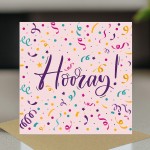 Hooray Congratulations Well Done Cards Passed Exams GCSEs