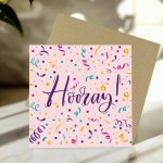 Hooray Congratulations Well Done Cards Passed Exams GCSEs