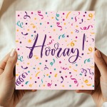 Hooray Congratulations Well Done Cards Passed Exams GCSEs