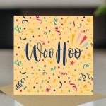 Woohoo Congratulations Card Passed Exams Graduation Congrats