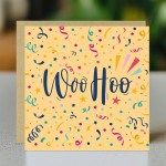 Woohoo Congratulations Card Passed Exams Graduation Congrats