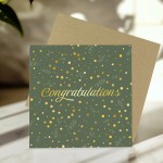 Congratulations Card Congrats Celebration New Job Graduation Congratulations Card Congrats Celebration New Job Graduation
