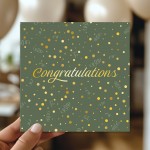 Congratulations Card Congrats Celebration New Job Graduation Congratulations Card Congrats Celebration New Job Graduation