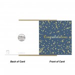 Congratulations Greetings Card, Modern Confetti Congrats Card