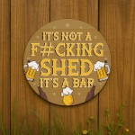 Rude Shed Sign Funny Home Bar Sign Acrylic Garden Shed Garage Rude Shed Sign Funny Home Bar Sign Acrylic Garden Shed Garage