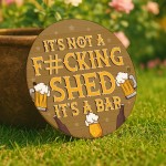 Rude Shed Sign Funny Home Bar Sign Acrylic Garden Shed Garage Rude Shed Sign Funny Home Bar Sign Acrylic Garden Shed Garage