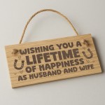 Congratulations Gift For Wedding Lifetime Of Happiness Sign Congratulations Gift For Wedding Lifetime Of Happiness Sign