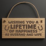 Congratulations Gift For Wedding Lifetime Of Happiness Sign Congratulations Gift For Wedding Lifetime Of Happiness Sign